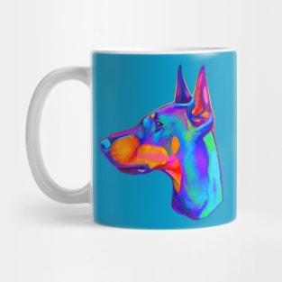 Doberman Pinscher in Colors Mug